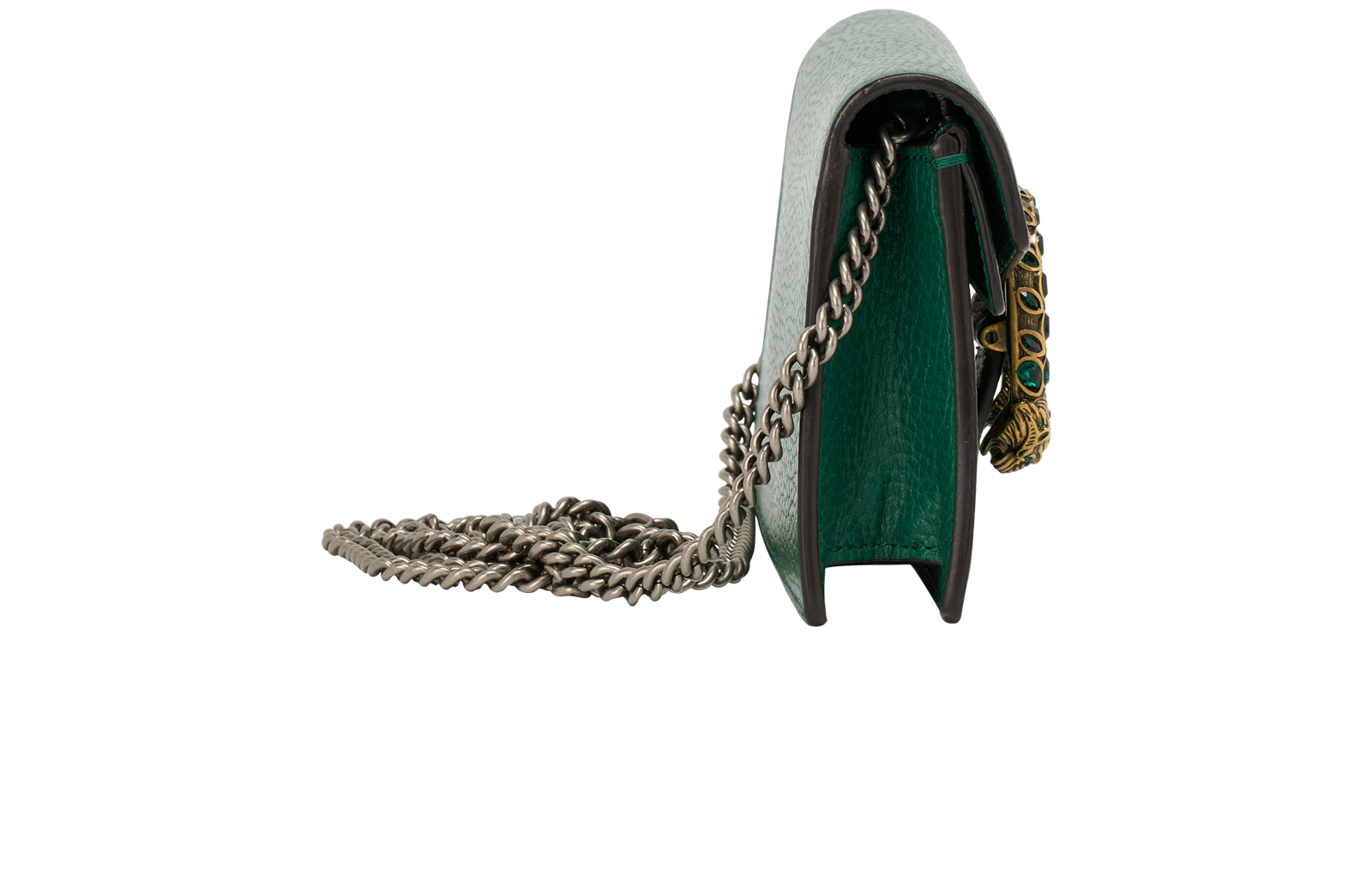 Mini Dionysus, &pound;550, Handbags, Green, Leather, Side view